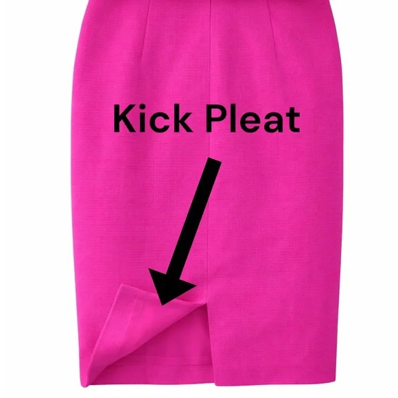 Kay Unger New York Pink Silk Ruffle Sheath Dress Belted Size 10 - Picture 3 of 11